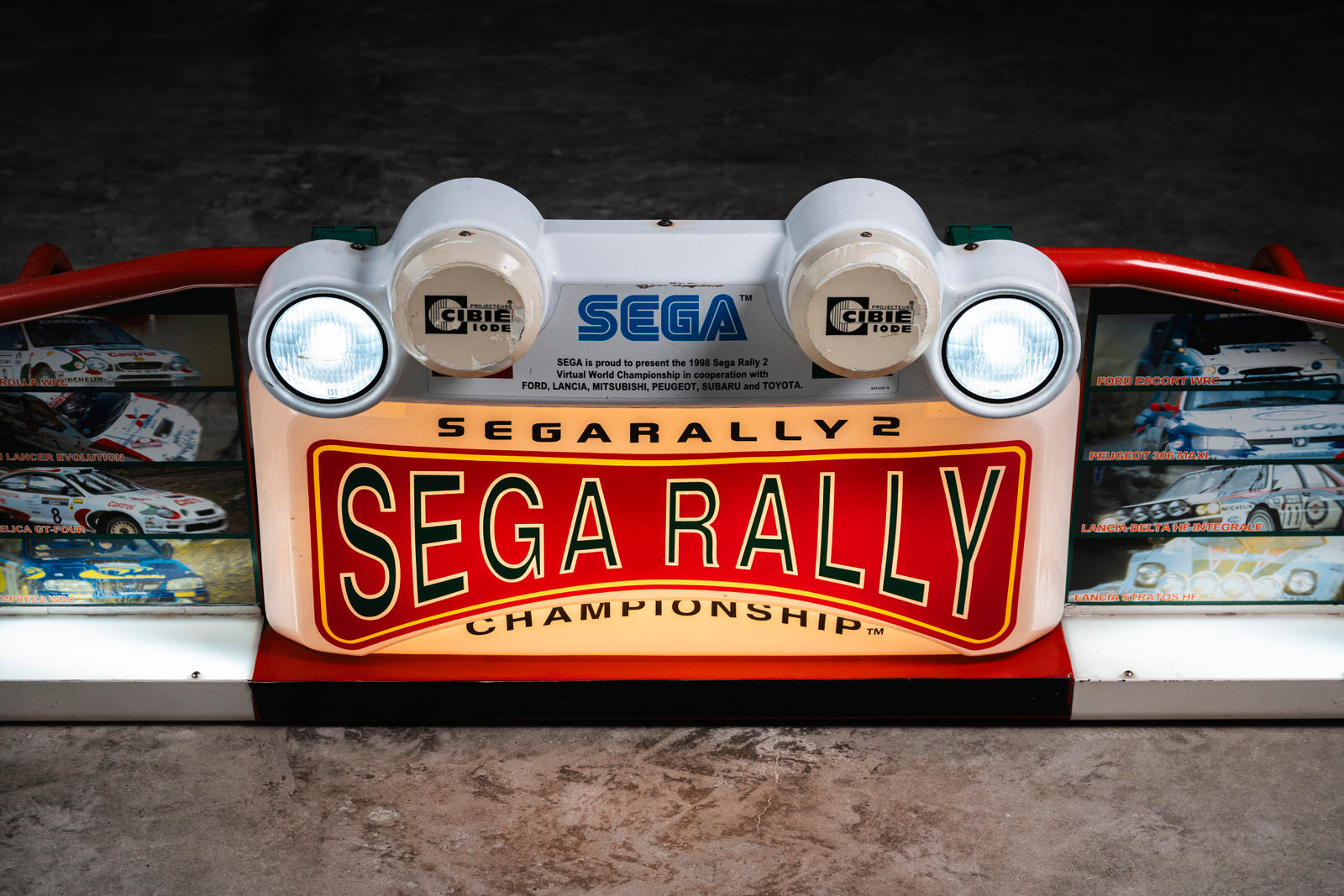 Sega Rally 2 Sign – CD Shop | Classic Driver