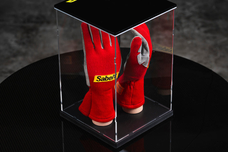 Michael Schumacher Signed F1 Glove Replica Fully Wood Framed AS-01327 Michael Schumacher Signed F1 Glove Replica Fully Wood Framed AS-01327