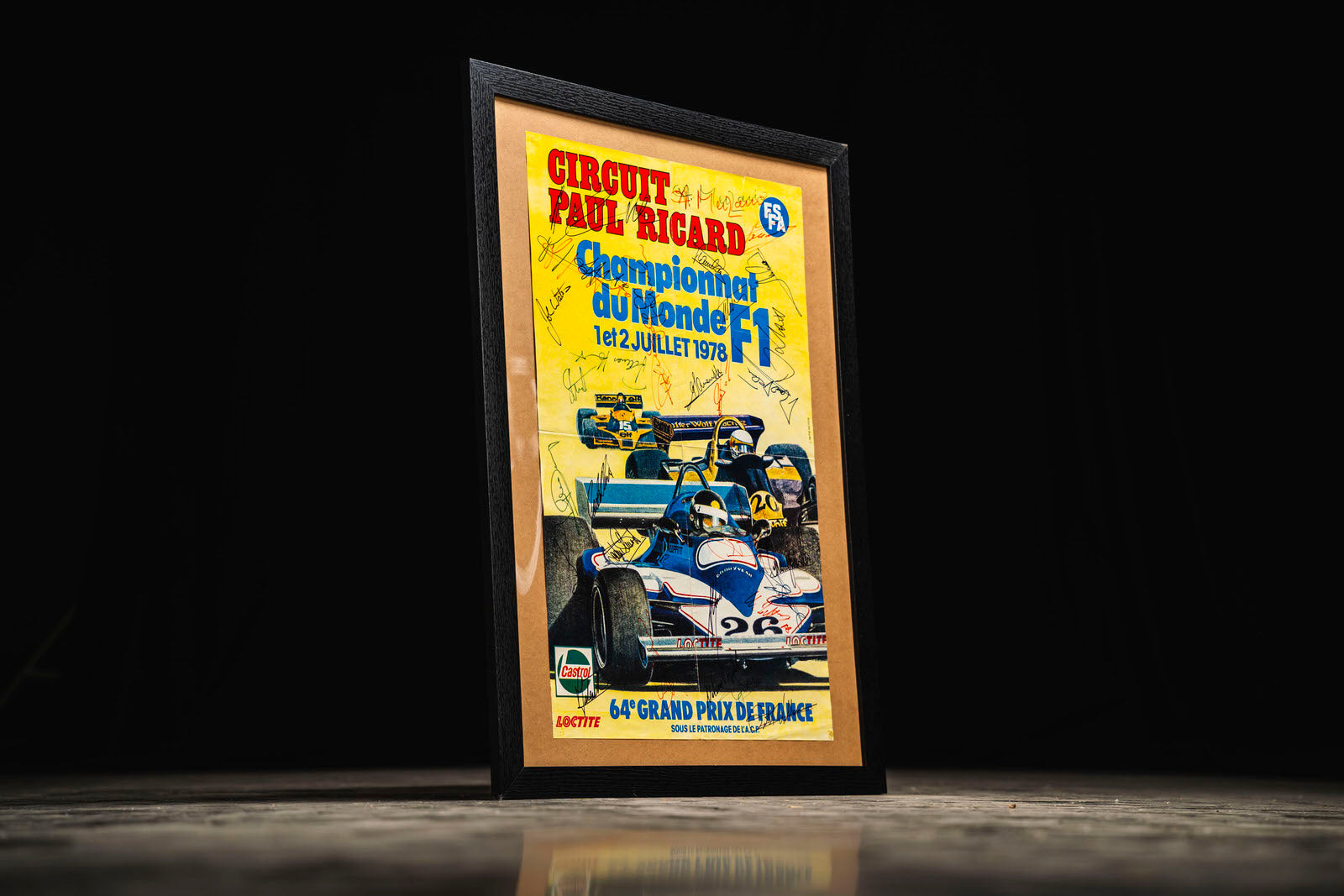 1978 F1 French GP Poster Signed by Halmo – CD Shop | Classic Driver