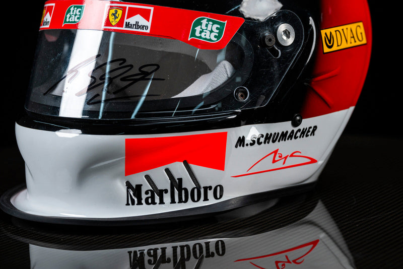 Michael Schumacher Signed Replica Helmet