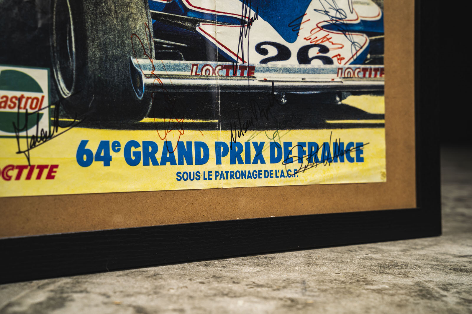 1978 F1 French GP Poster Signed by Halmo – CD Shop | Classic Driver