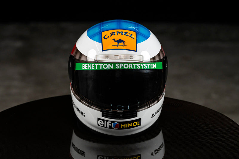 Michael Schumacher Signed Replica Helmet