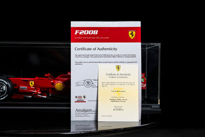 Ferrari F2008 Amalgam Signed model