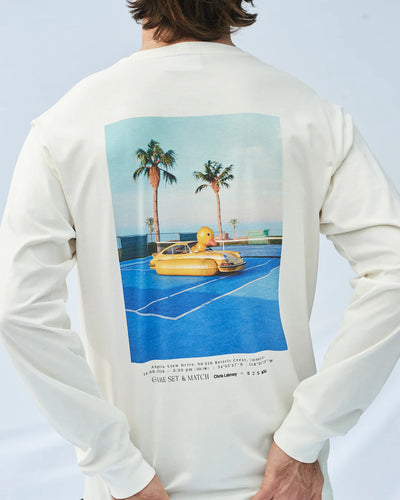 8JS x CHRIS LABROOY long-sleeved t-shirt - Off White