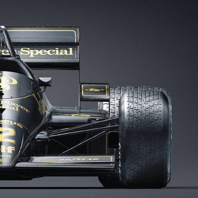 Ayrton Senna | 1985 The First Win Estoril | Lotus 97T Poster