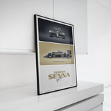 Ayrton Senna | 1985 The First Win Estoril | Lotus 97T Poster