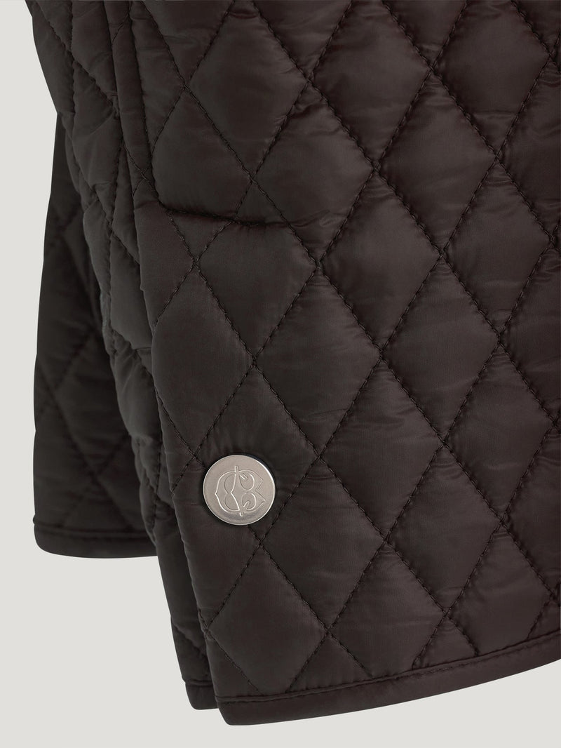 Brown Quilted Norfolk Jacket