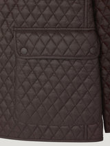 Brown Quilted Norfolk Jacket