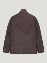 Brown Quilted Norfolk Jacket