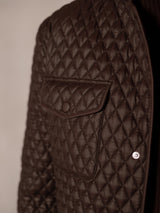 Brown Quilted Norfolk Jacket