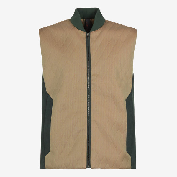 Gilet Woolrich Vintage Beige Pour Homme, Parfait Pour La Pêche à La Mouche Ou Le Style Gorpcore Outdoor