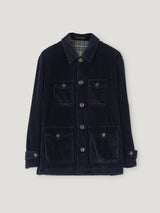 Navy Cord Poachers Jacket