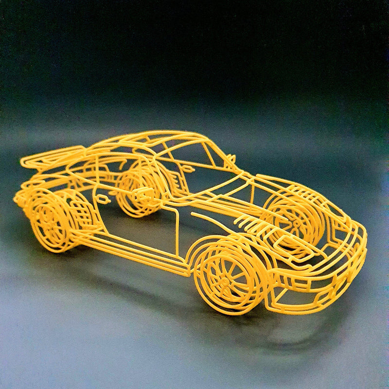Porsche 930 Turbo Slantnose Sculpture