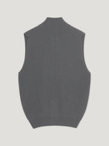 Anthracite Cashmere Driving Gilet