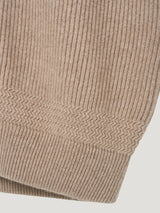 Natural Cashmere Driving Gilet