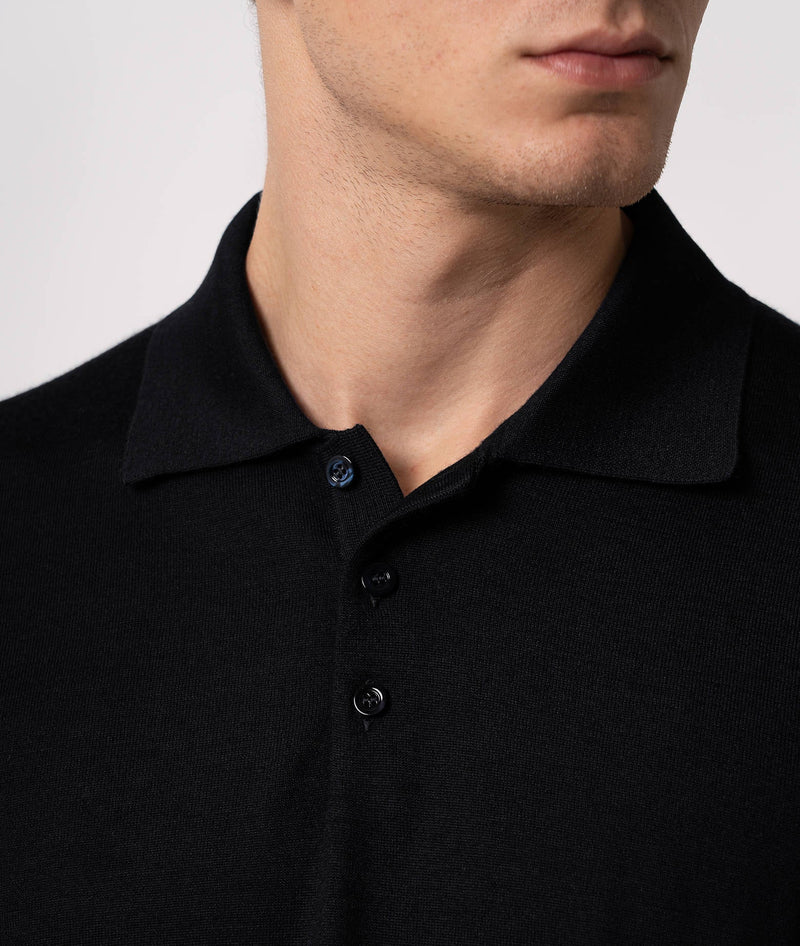 Cashmere and silk polo shirt Vienna