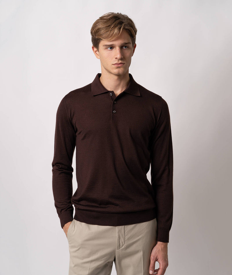 Cashmere and silk polo shirt Vienna