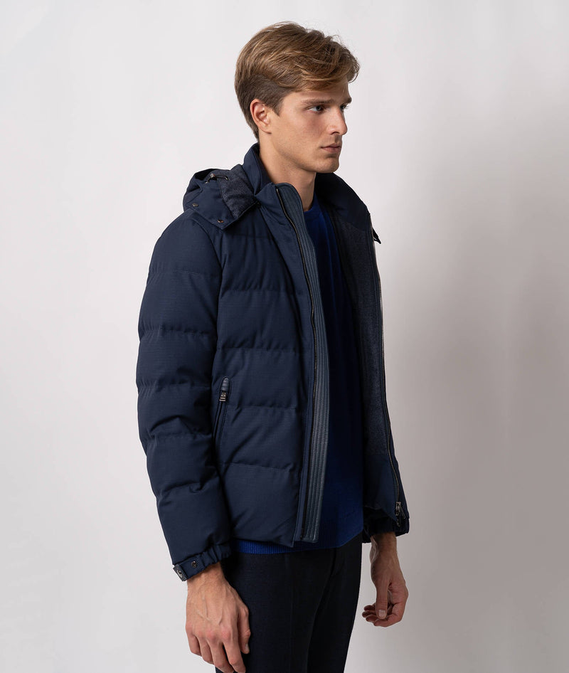 Wool quilted down jacket Everest