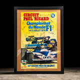 1978 F1 French GP Poster Signed