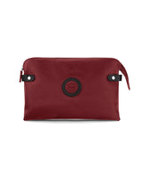 GLOBETROTTER - Full-grain Leather Document Case - Red/Black