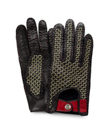 THE OUTLIERMAN gloves VICTORY 24 Hours of Le Mans - Driving Gloves - Hyper Black/Dark Grey/Racing Red