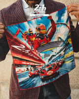 THE OUTLIERMAN pocket squares GLORY | 24 Hours of Le Mans - Silk Pocket Square