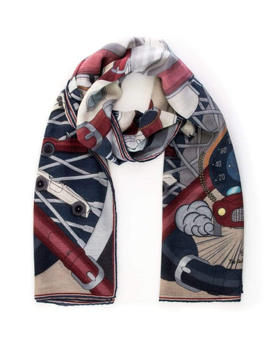 RALLYSCOPE - Cashmere Scarf - Red