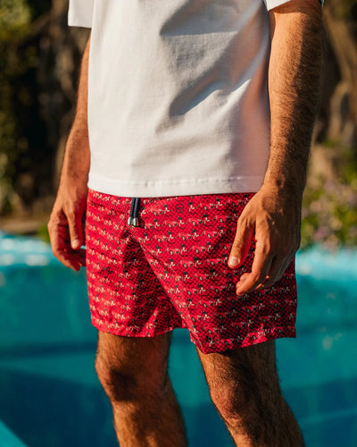 START | 24 Hours of Le Mans - Men’s Swim Shorts - Red