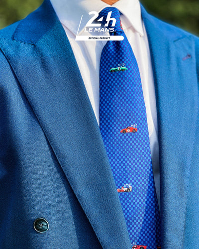 Centenary 24 Hours of Le Mans - Silk Tie - Blue/Red