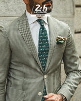 THE OUTLIERMAN ties LAP | 24 Hours of Le Mans - Silk Tie - Green