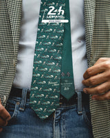 THE OUTLIERMAN ties LAP | 24 Hours of Le Mans - Silk Tie - Green