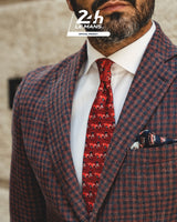 THE OUTLIERMAN ties START | 24 Hours of Le Mans - Silk Tie - Red