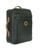 GLOBETROTTER - Full-grain Leather Trolley Bag - British Green/Tan