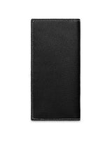 GLOBETROTTER - Full-grain Leather Long Wallet - Black
