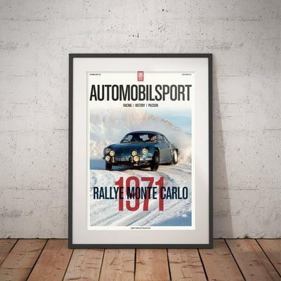 Poster AUTOMOBILSPORT #27 (2 sided) - Alpine-Renault A110 1600 S Group 4 1971