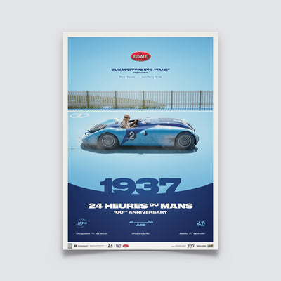 Bugatti Type 57G "Tank" - 24H Le Mans - 100th Anniversary - 1937