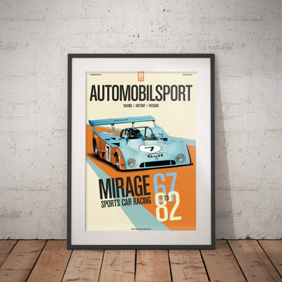 Poster AUTOMOBILSPORT #26 (2 sided) - Mirage M6 1973