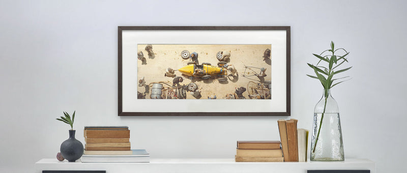 The Queen of the Steering Wheel - Artwork, Small Print, Unframed