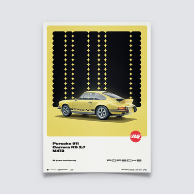 Porsche 911 RS 2.7 - 50th Anniversary - 1973 - Yellow
