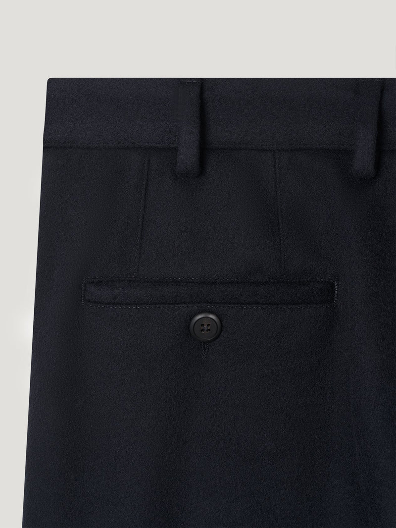 Unstructured Wool Trouser