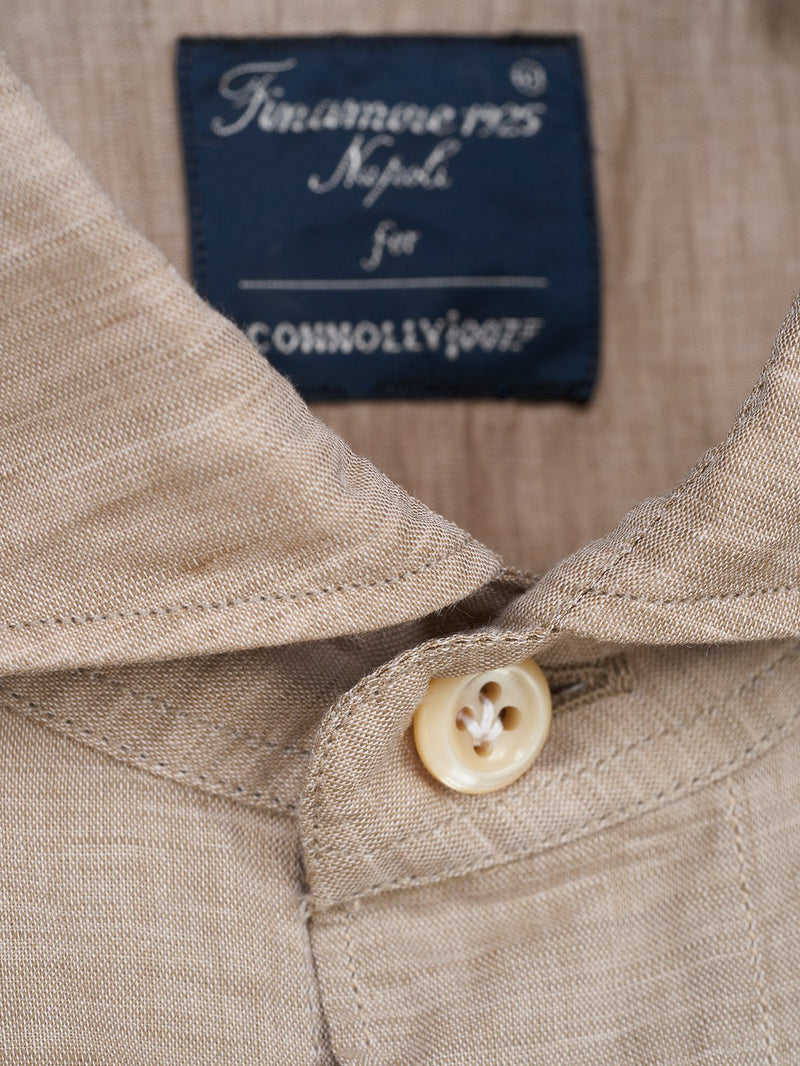 Connolly No Time To Die Oatmeal Linen Shirt