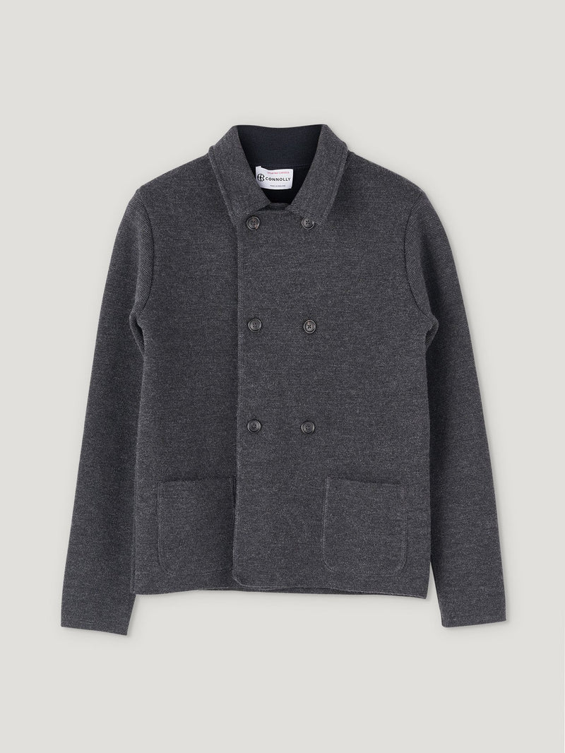 Wool Short Double Breasted Mac