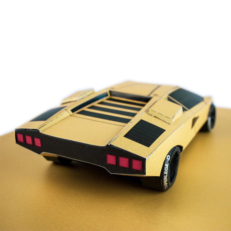 The Coun - Papercraft Car Sculpture - 1:18 - Genious Gold