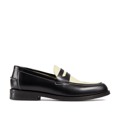 ESQUIRE Black X White Penny Loafer