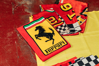 Collection of Ferrari flags