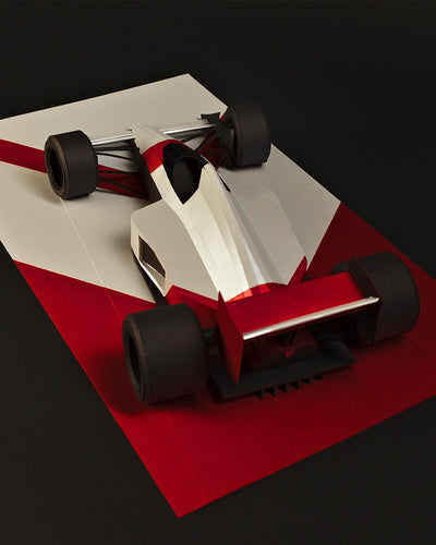 Formula 1 Legend - Papercraft Car Sculpture