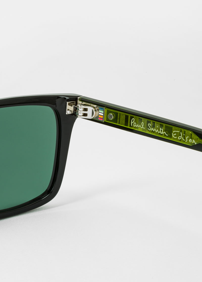 Black 'Edison' Sunglasses