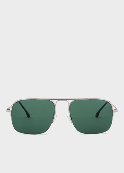 Silver 'Clifton' Sunglasses