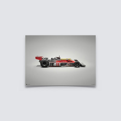 McLaren M23 - James Hunt - Japanese GP - 1976 - Colors of Speed Poster