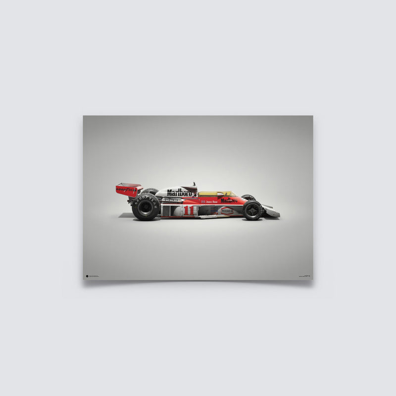 McLaren M23 - James Hunt - Japanese GP - 1976 - Colors of Speed Poster